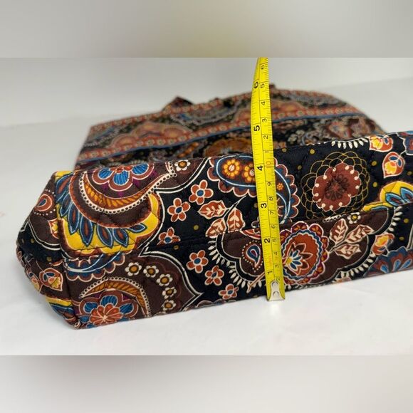 Authentic Vera Bradley Premium Cotton Floral  Paisley Shoulder Bag  Multicolor - Picture 12 of 12